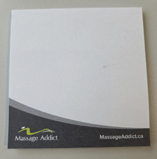 Picture of Massage Addict Sticky Notes